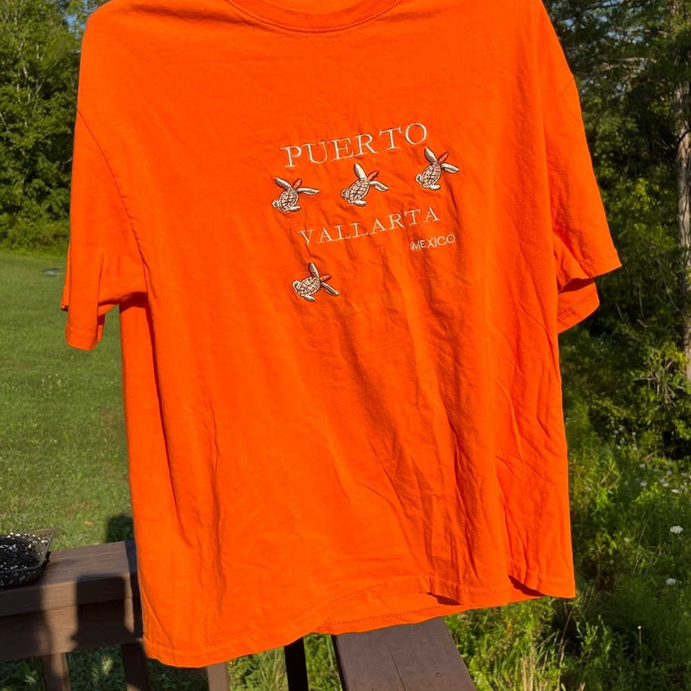 Orange Puerto Vallarta Graphic T-Shirt